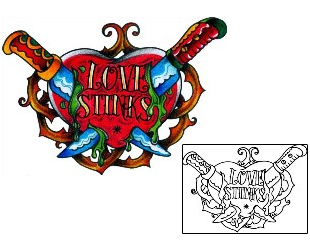 Love Tattoo Love Stinks Tattoo