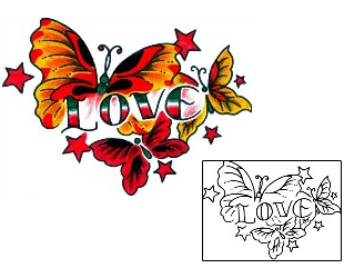 Love Tattoo Insects tattoo | AAF-11279