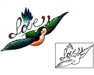 Hummingbird Tattoo For Women tattoo | AAF-11281