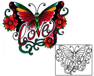Love Tattoo Insects tattoo | AAF-11282