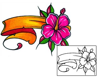 Hibiscus Tattoo Miscellaneous tattoo | AAF-11357