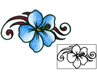 Hibiscus Tattoo Plant Life tattoo | AAF-11372