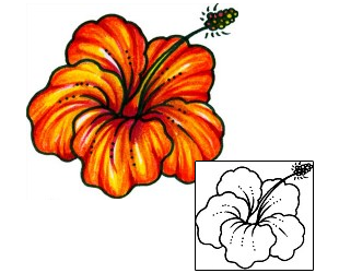Hibiscus Tattoo Plant Life tattoo | AAF-11385