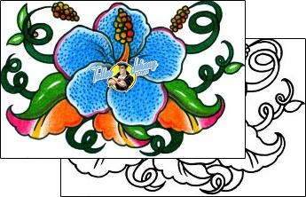 Hibiscus Tattoo plant-life-hibiscus-tattoos-andrea-ale-aaf-11397