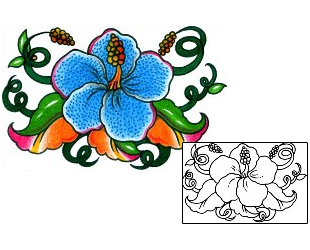 Hibiscus Tattoo Plant Life tattoo | AAF-11397