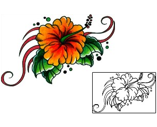 Hibiscus Tattoo Plant Life tattoo | AAF-11400