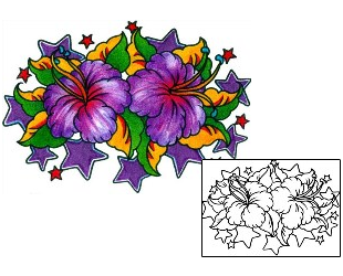 Hibiscus Tattoo Plant Life tattoo | AAF-11401