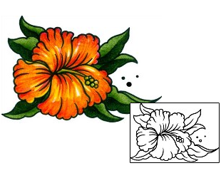 Hibiscus Tattoo Plant Life tattoo | AAF-11406