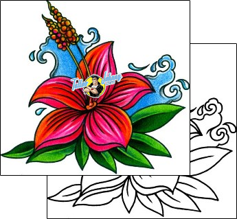 Hibiscus Tattoo plant-life-hibiscus-tattoos-andrea-ale-aaf-11410