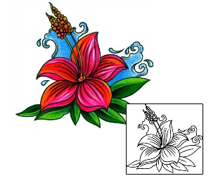 Hibiscus Tattoo Plant Life tattoo | AAF-11410