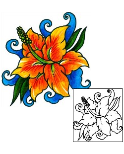 Hibiscus Tattoo Plant Life tattoo | AAF-11413