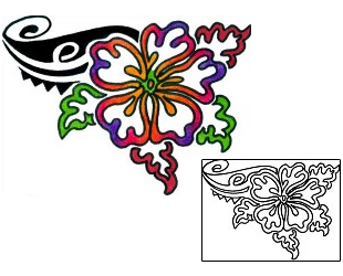 Hibiscus Tattoo Plant Life tattoo | AAF-11414