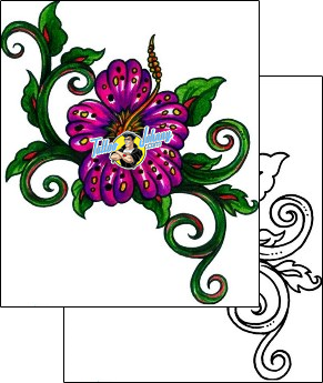 Hibiscus Tattoo plant-life-hibiscus-tattoos-andrea-ale-aaf-11417