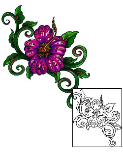 Hibiscus Tattoo Plant Life tattoo | AAF-11417
