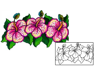 Hibiscus Tattoo Plant Life tattoo | AAF-11420