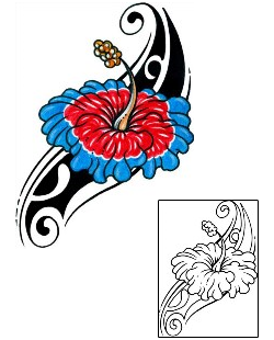 Hibiscus Tattoo Plant Life tattoo | AAF-11426
