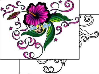 Hibiscus Tattoo plant-life-hibiscus-tattoos-andrea-ale-aaf-11436