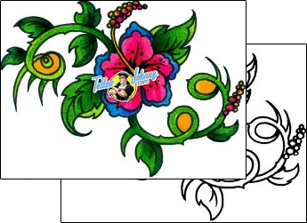 Hibiscus Tattoo plant-life-hibiscus-tattoos-andrea-ale-aaf-11442
