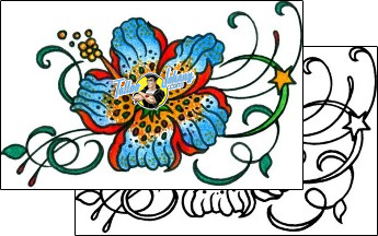Hibiscus Tattoo plant-life-hibiscus-tattoos-andrea-ale-aaf-11457
