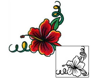 Hibiscus Tattoo Plant Life tattoo | AAF-11475