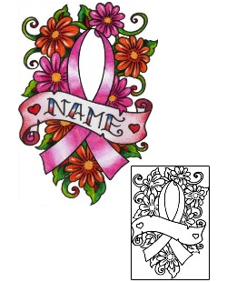 Ribbon Tattoo Patronage tattoo | AAF-11598