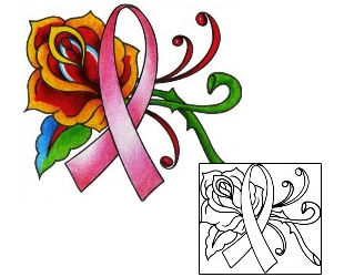 Breast Cancer Tattoo Plant Life tattoo | AAF-11605