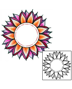 Sun Tattoo Specific Body Parts tattoo | AAF-11657