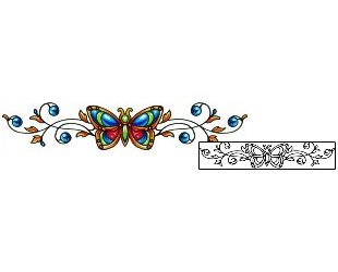 Butterfly Tattoo Specific Body Parts tattoo | AAF-11681