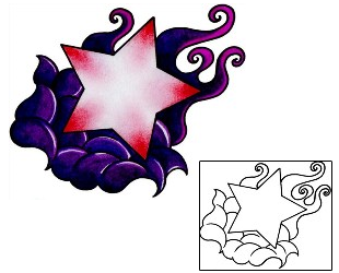 Star Tattoo Astronomy tattoo | AAF-11916