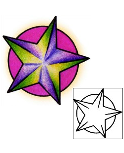 Star Tattoo Astronomy tattoo | AAF-11920