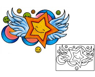 Star Tattoo Astronomy tattoo | AAF-11936