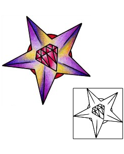 Star Tattoo Astronomy tattoo | AAF-11941
