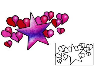 Star Tattoo Astronomy tattoo | AAF-11943