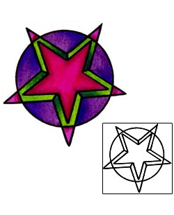 Star Tattoo Astronomy tattoo | AAF-11944