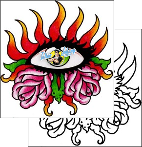 Rose Tattoo plant-life-rose-tattoos-andrea-ale-aaf-12034
