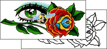 Rose Tattoo plant-life-rose-tattoos-andrea-ale-aaf-12046