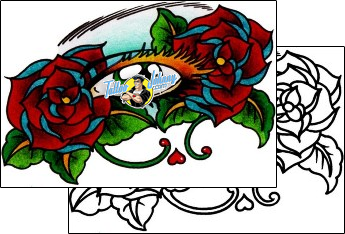 Rose Tattoo plant-life-rose-tattoos-andrea-ale-aaf-12089