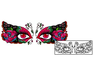 Butterfly Tattoo Plant Life tattoo | AAF-12134