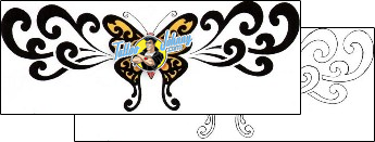 Butterfly Tattoo for-women-lower-back-tattoos-aubrey-west-abf-00103