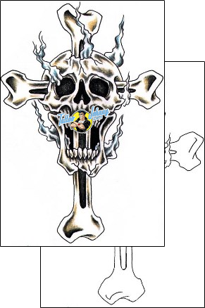 Skull Tattoo horror-skull-tattoos-aubrey-west-abf-00107