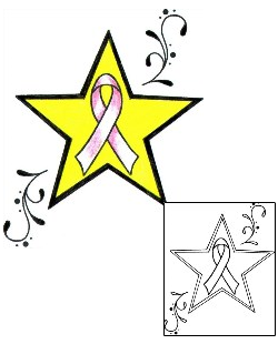 Ribbon Tattoo Astronomy tattoo | ABF-00109