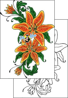 Lily Tattoo plant-life-lily-tattoos-aubrey-west-abf-00120