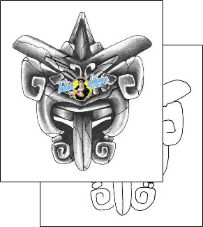 Aztec Tattoo acf-00028
