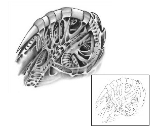 Biomechanical Tattoo Tattoo Styles tattoo | ACF-00031