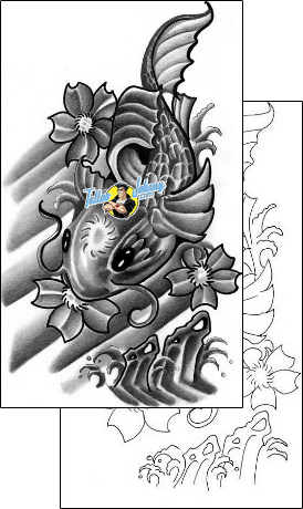 Fish Tattoo marine-life-fish-tattoos-angel-collins-acf-00082