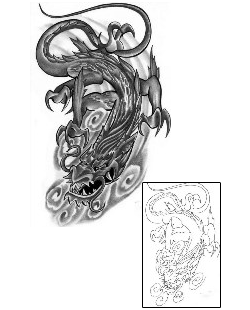 Dragon Tattoo Mythology tattoo | ACF-00088
