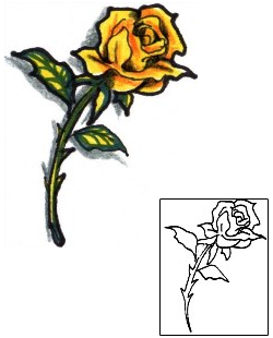 Flower Tattoo Plant Life tattoo | ACF-00106