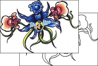 Flower Tattoo plant-life-flowers-tattoos-angel-collins-acf-00178