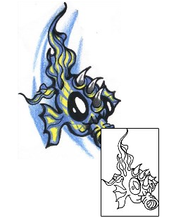 Sea Creature Tattoo Marine Life tattoo | ACF-00237