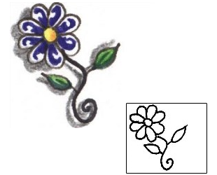 Daisy Tattoo Plant Life tattoo | ACF-00311